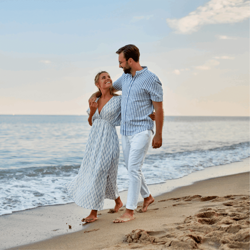 couple on beach
